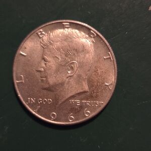1966 Kennedy Half Dollar Coin